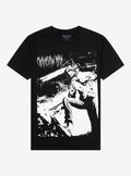 Chainsaw Man Jumbo Denji Black & White T-Shirt | Trending Graphic Tee For Fans