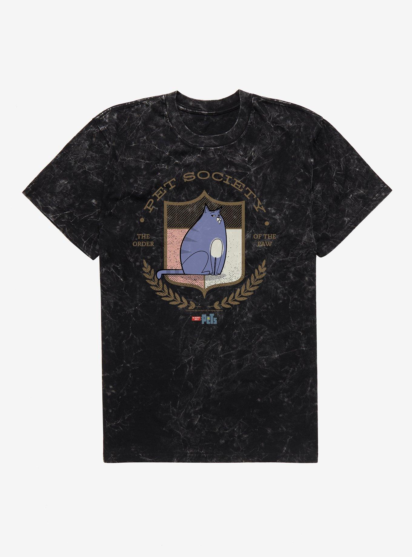The Secret Life of Pets Chloe Pet Society Mineral Wash T-Shirt | Trending Graphic Tee For Fans