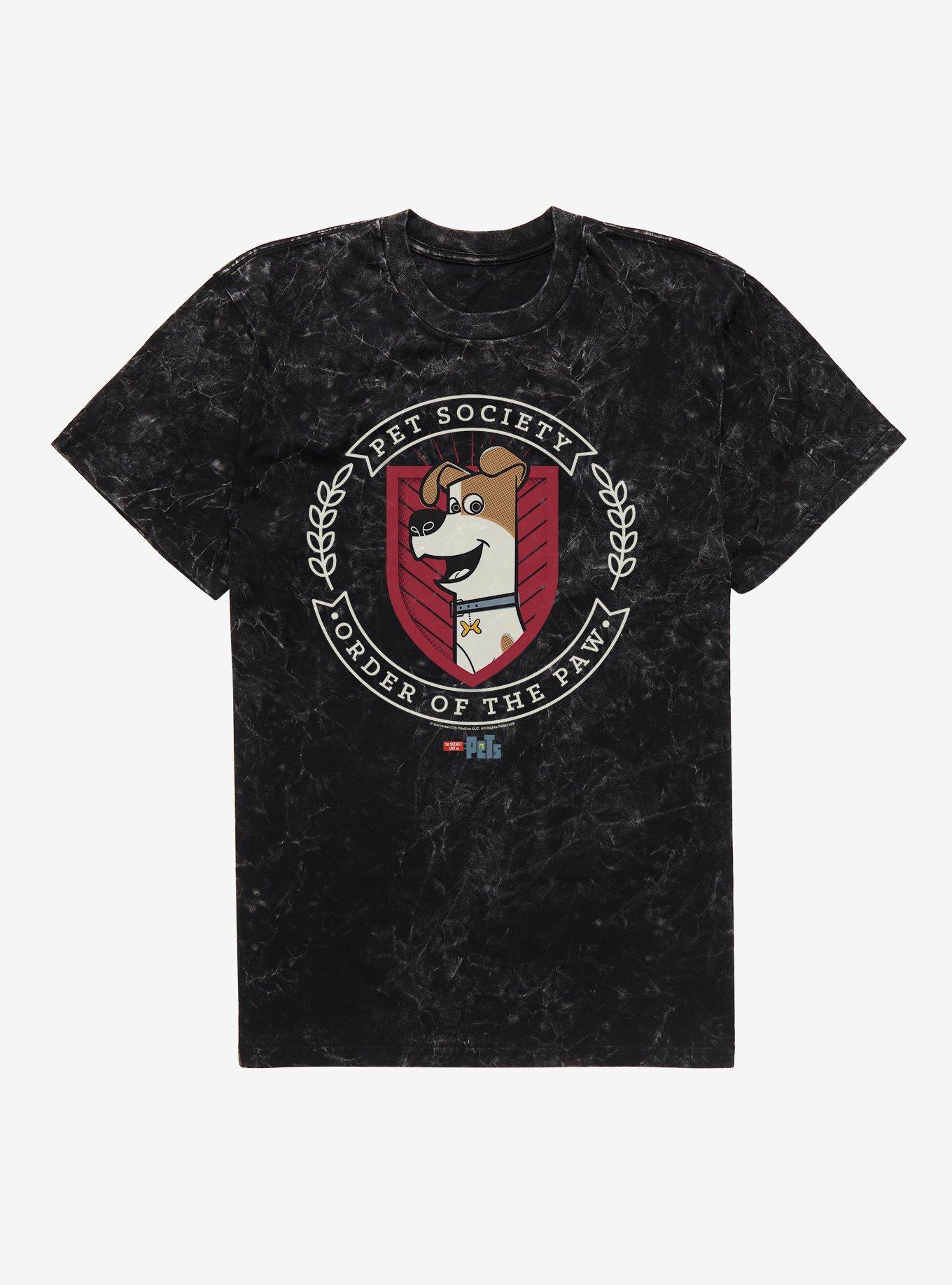 The Secret Life of Pets Max Pet Society Mineral Wash T-Shirt | Trending Graphic Tee For Fans