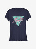 Disney The Little Mermaid Retro Atlantica 89 Logo Girls T-Shirt | Trending Graphic Tee For Fans