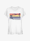 Disney The Little Mermaid Graphic Sunset Girls T-Shirt | Trending Graphic Tee For Fans
