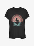 Disney The Little Mermaid Henna Sunset Ariel Girls T-Shirt | Trending Graphic Tee For Fans