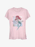 Disney The Little Mermaid Salty Air Mermaid Hair Girls T-Shirt | Trending Graphic Tee For Fans