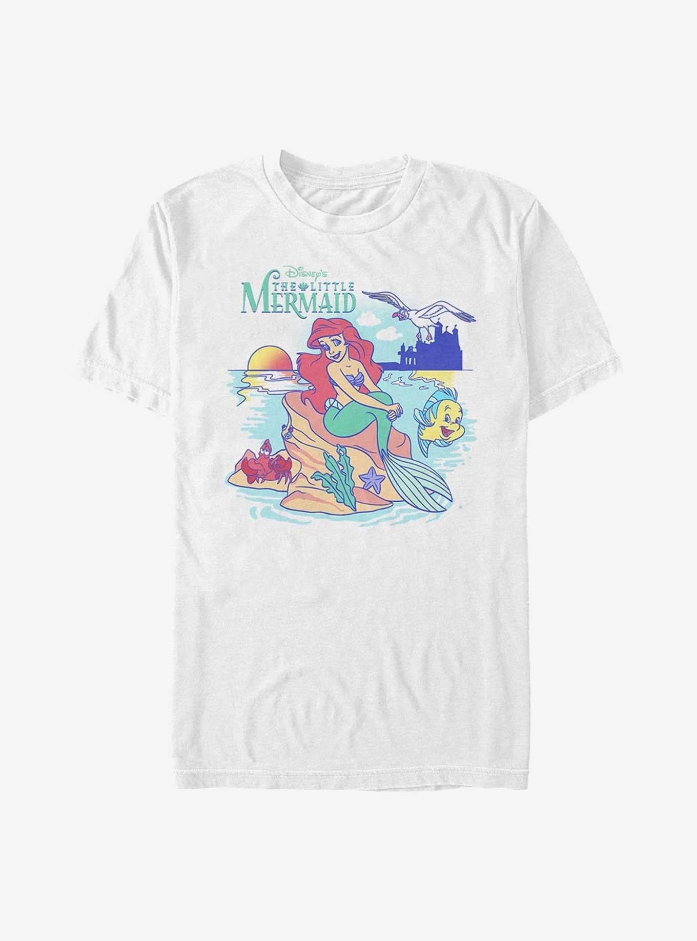 Disney The Little Mermaid Seaside Besties T-Shirt | Trending Graphic Tee For Fans