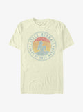 Disney The Little Mermaid Sunset Badge T-Shirt | Trending Graphic Tee For Fans