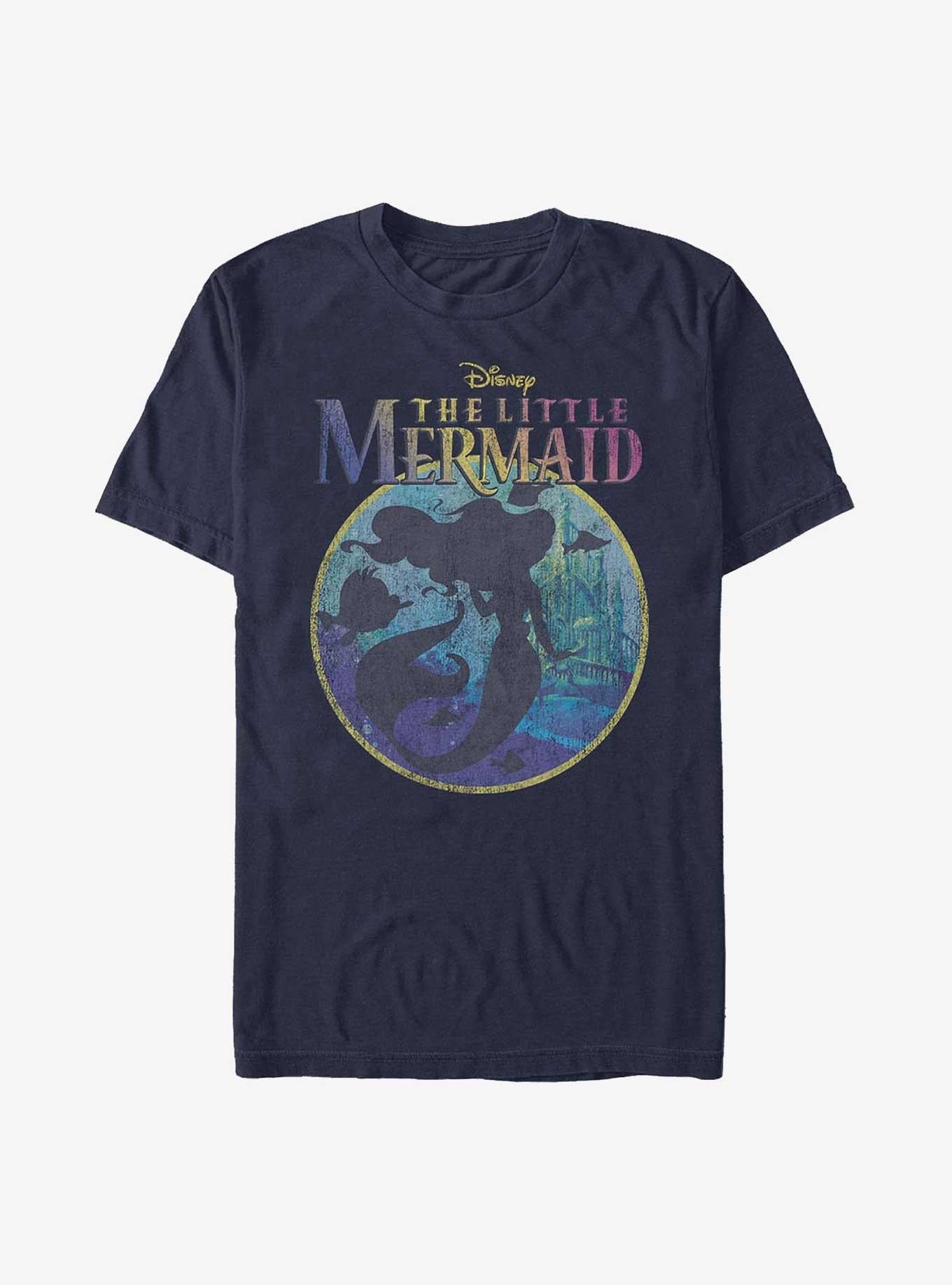 Disney The Little Mermaid Title Silhouette T-Shirt | Trending Graphic Tee For Fans