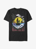 Disney The Little Mermaid Under The Sea Sunset Poster T-Shirt | Trending Graphic Tee For Fans