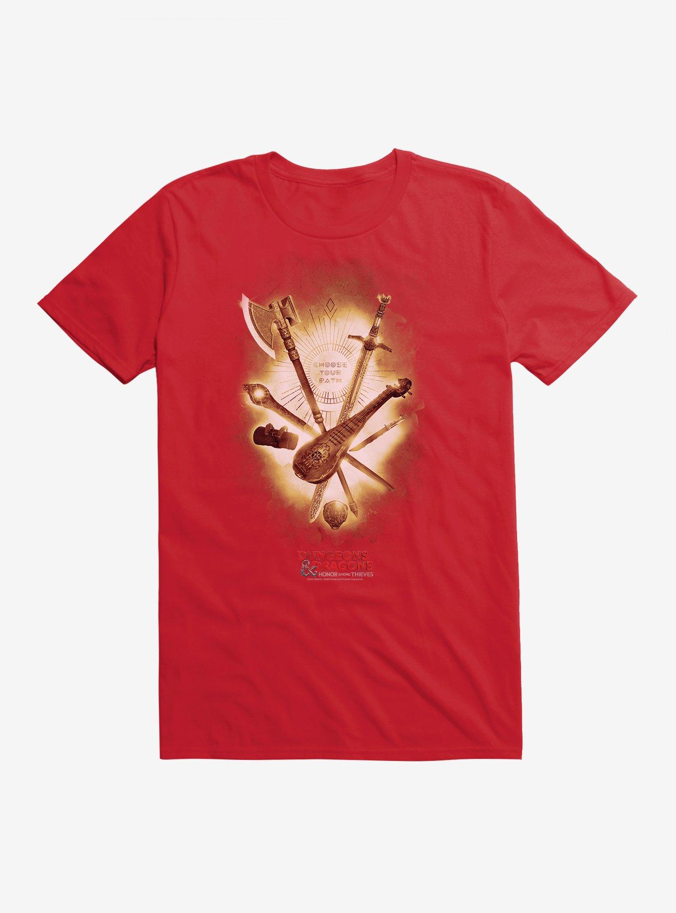 Dungeons & Dragons Honor Among Thieves Choose Your Path T-Shirt | Trending Graphic Tee For Fans