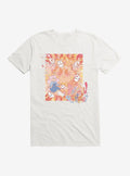 Bee And Puppycat Watercolor Art Flowers T-Shirt | Trending Graphic Tee For Fans