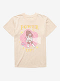 Bee And PuppyCat Power Up Mineral Wash T-Shirt | Trending Graphic Tee For Fans