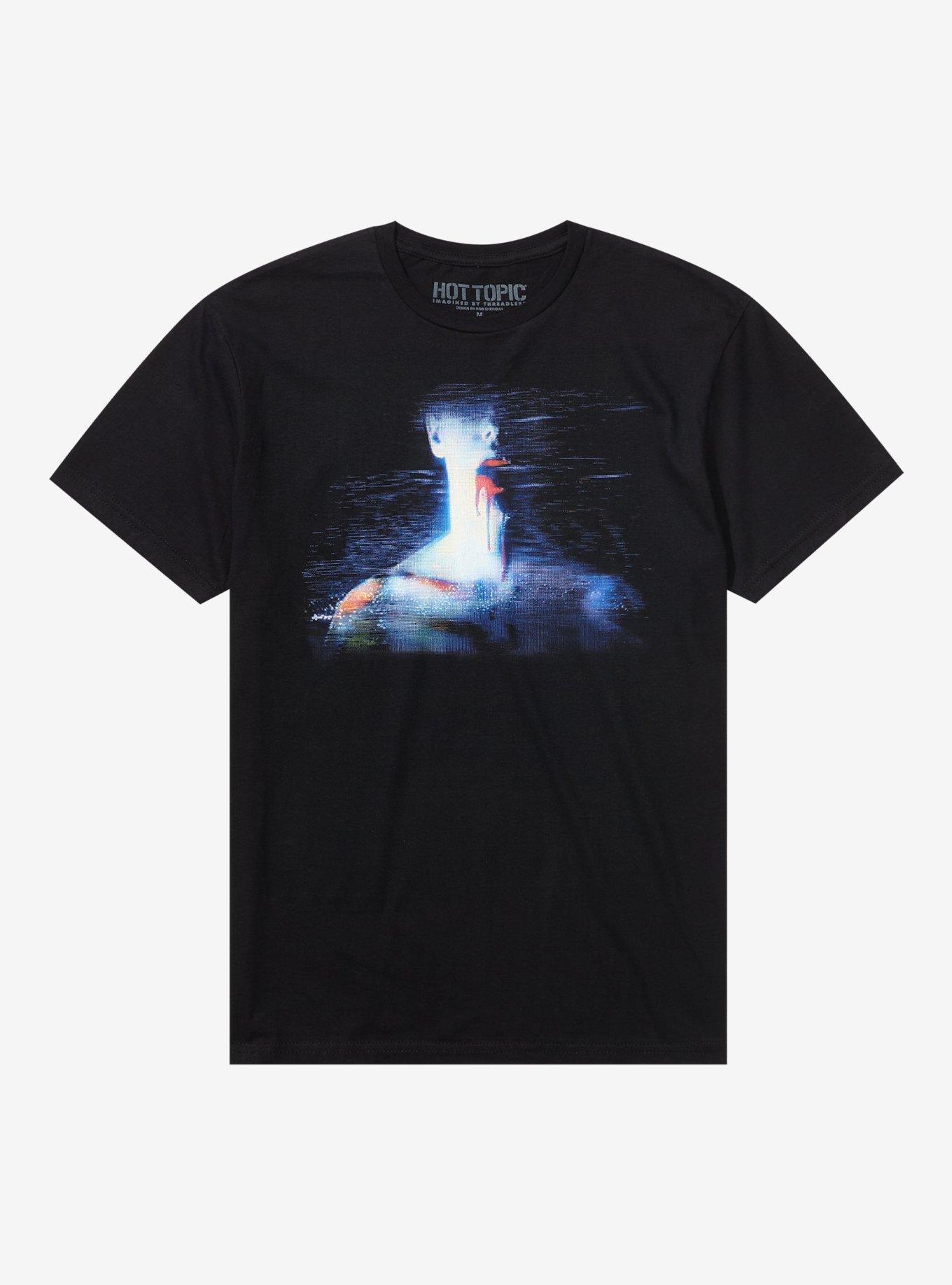 Man Eater Glitchy By Rob Sheridan T-Shirt | Trending Graphic Tee For Fans