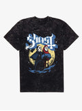 Ghost Moonshot Mineral Wash T-Shirt | Trending Graphic Tee For Fans