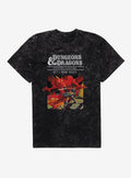 Dungeons & Dragons Vintage Basic Rules Mineral Wash T-Shirt | Trending Graphic Tee For Fans