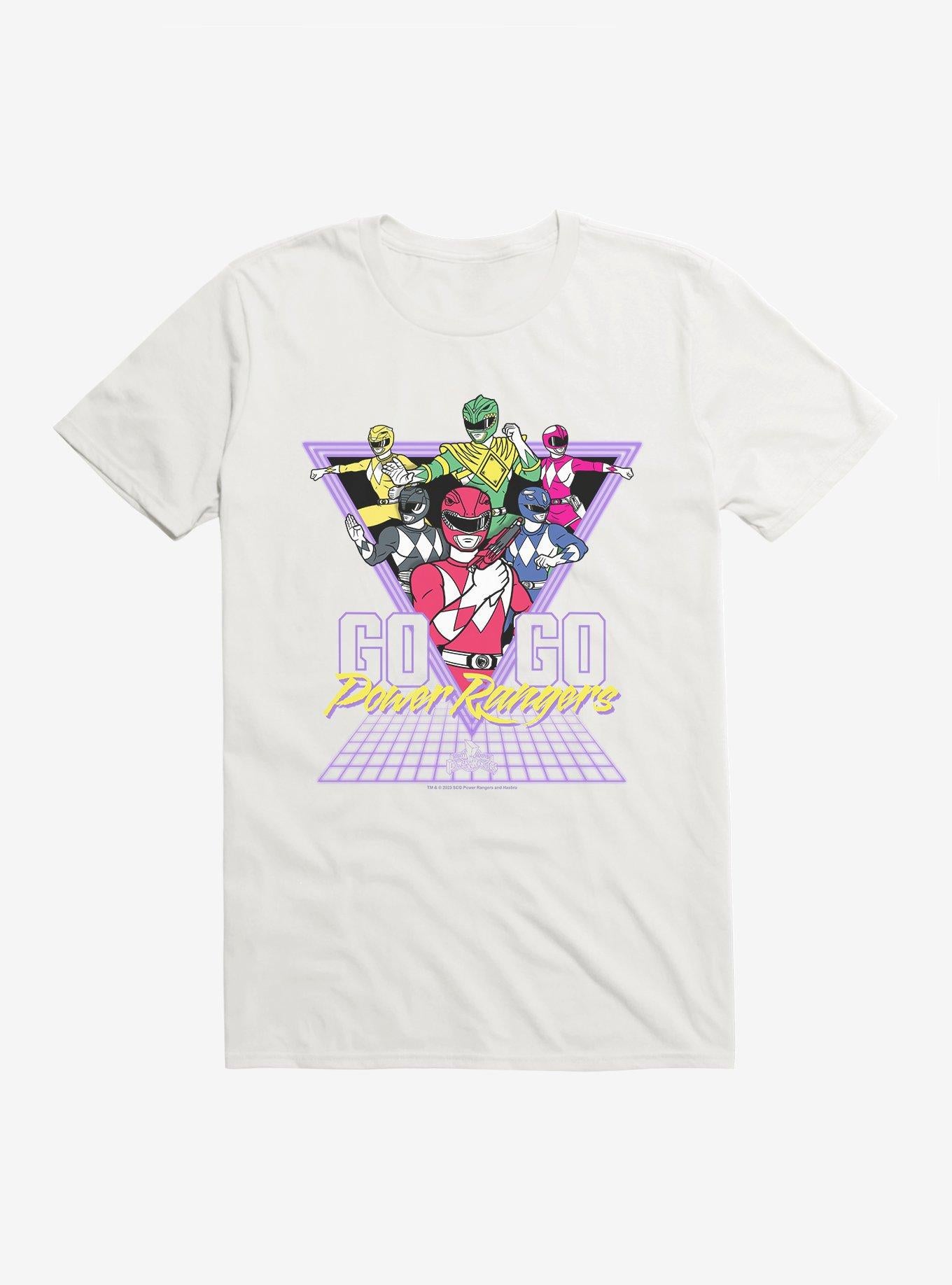 Mighty Morphin Power Rangers Go Go Power Rangers Retro T-Shirt | Trending Graphic Tee For Fans