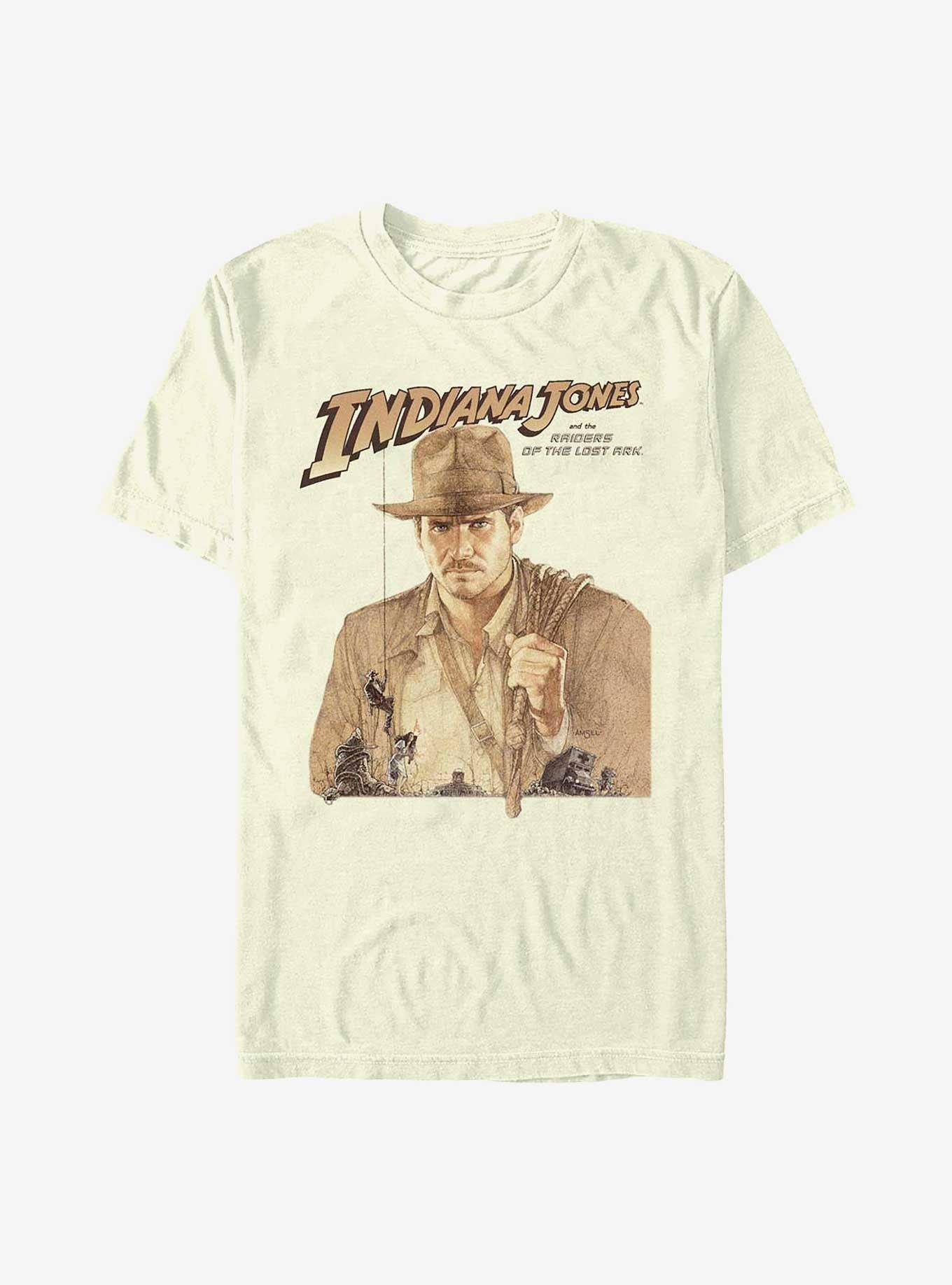 Indiana Jones and the Raiders of the Lost Ark Archaeologist Portrait T-Shirt | Trending Graphic Tee For Fans