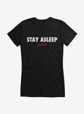 They Live Stay Asleep Girls T-Shirt | Trending Graphic Tee For Fans