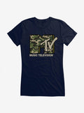 MTV Camo Logo Girls T-Shirt | Trending Graphic Tee For Fans