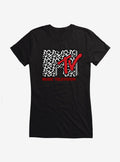 MTV Cow Print Logo Girls T-Shirt | Trending Graphic Tee For Fans