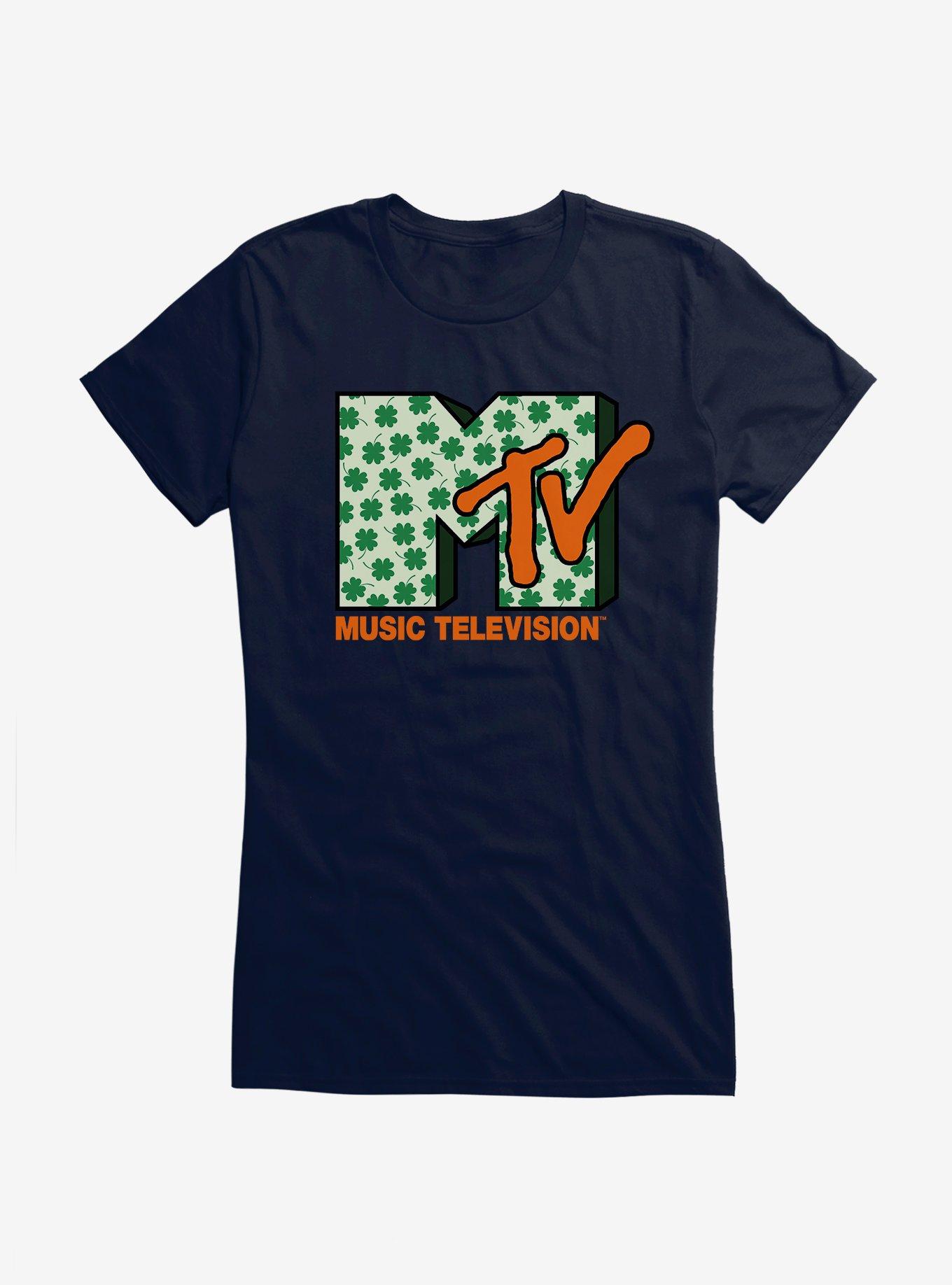 MTV Four Leaf Clover Logo Girls T-Shirt | Trending Graphic Tee For Fans
