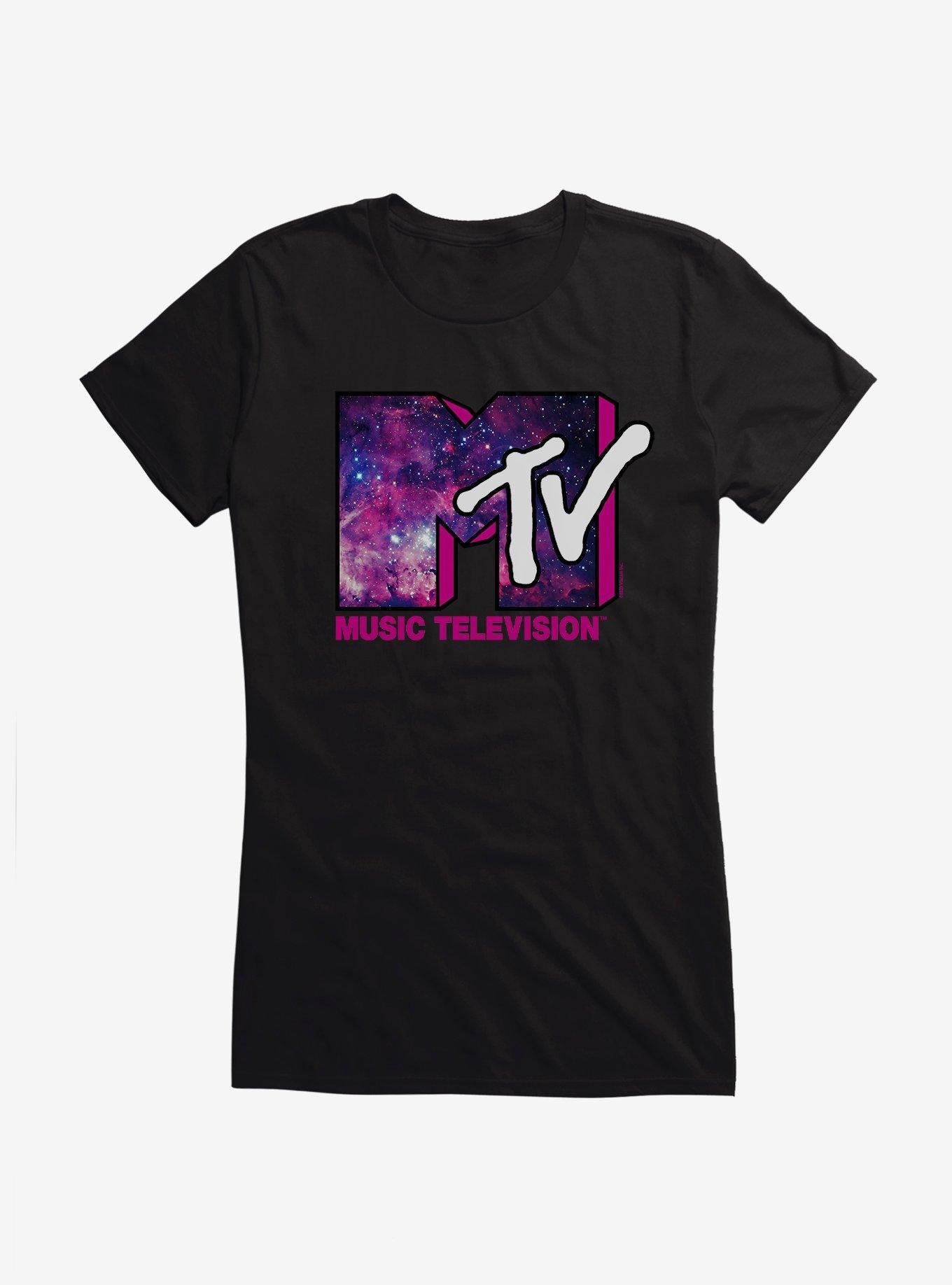 MTV Galaxy Logo Girls T-Shirt | Trending Graphic Tee For Fans