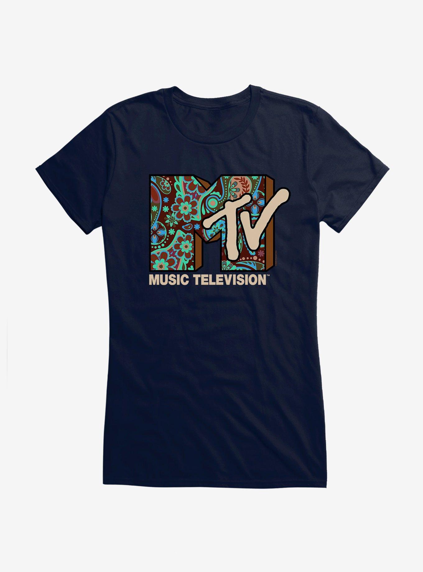 MTV Paisley Logo Girls T-Shirt | Trending Graphic Tee For Fans