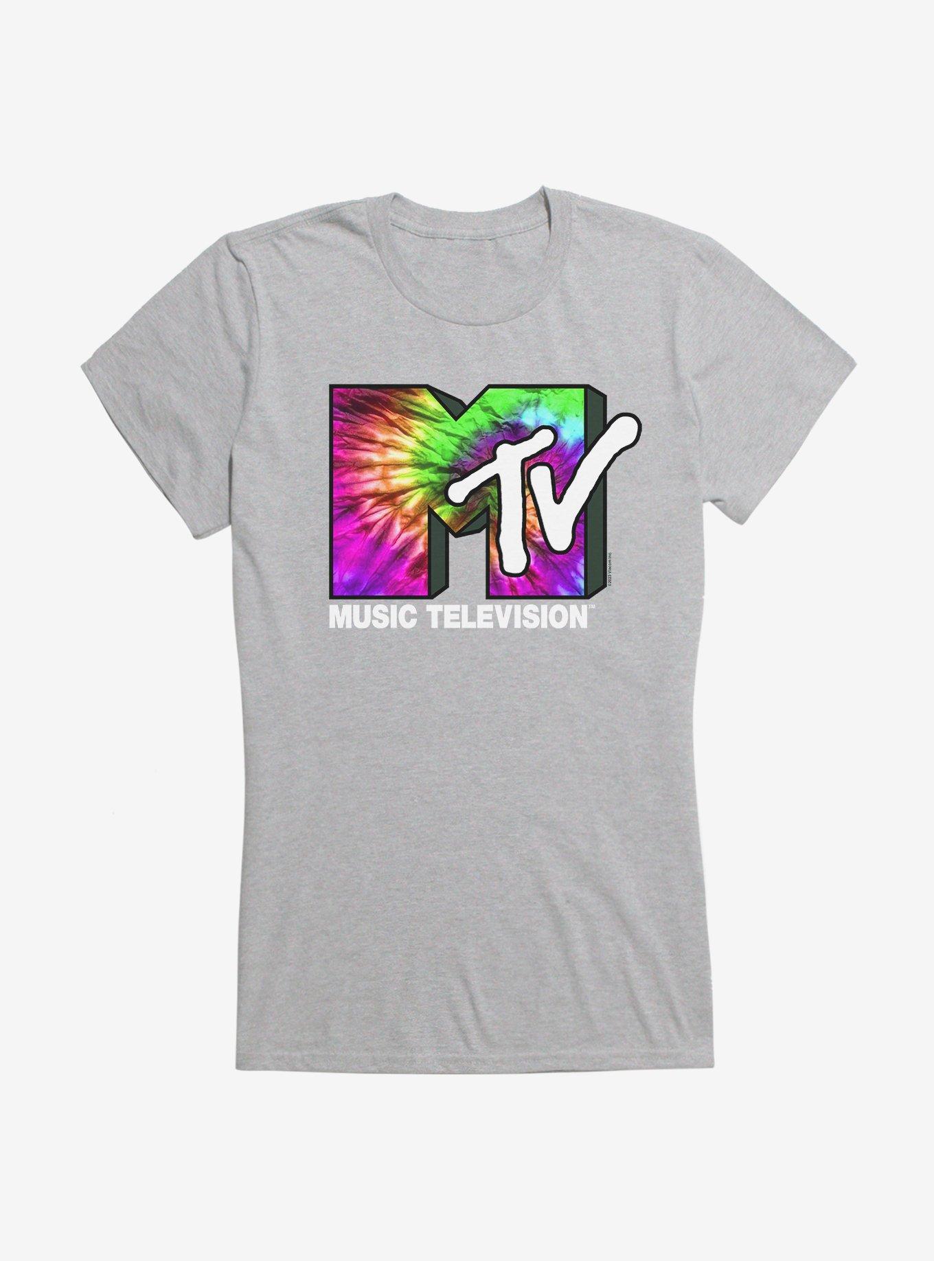 MTV Tie Dye Logo Girls T-Shirt | Trending Graphic Tee For Fans