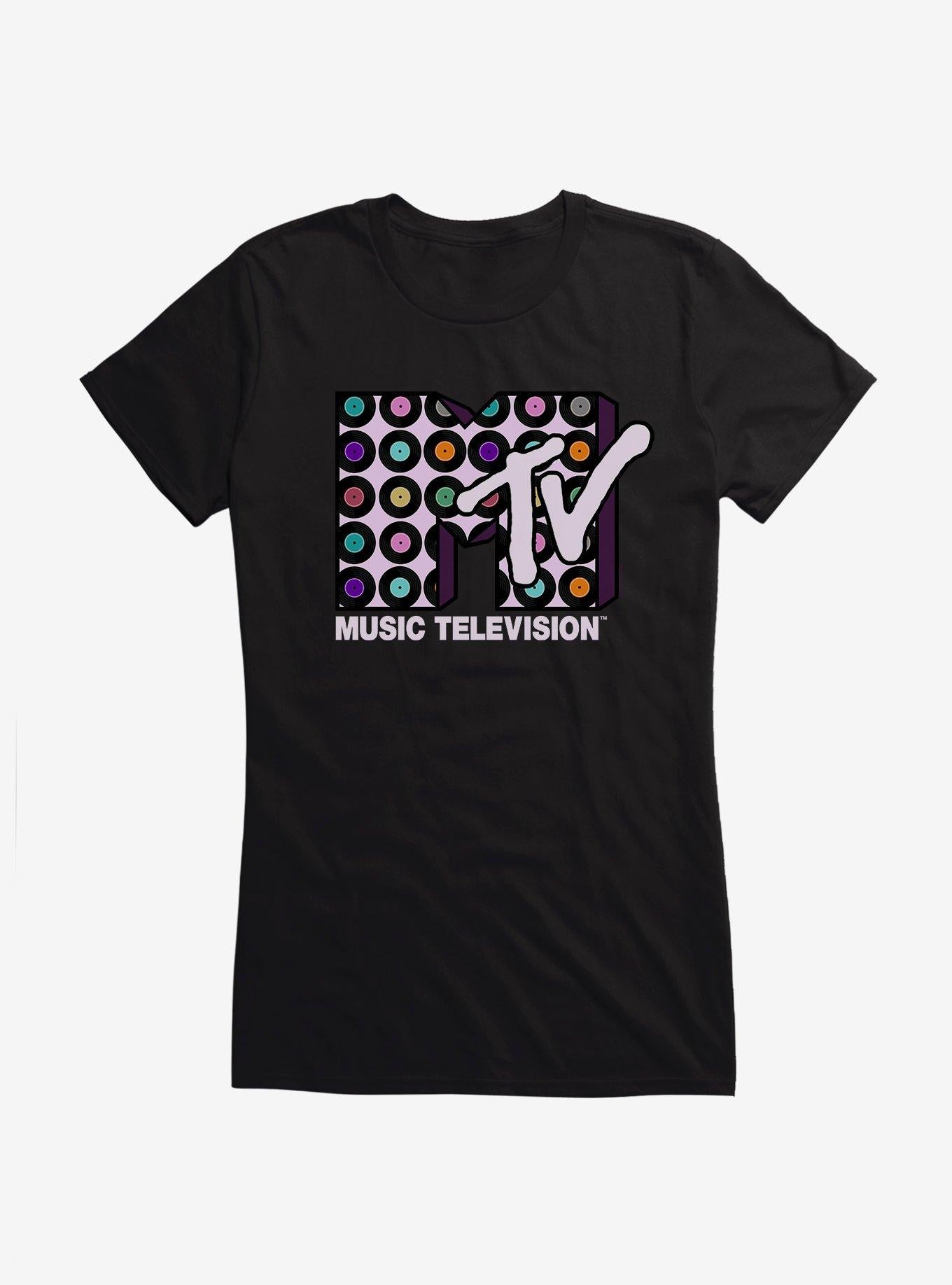 MTV Vinyl Logo Girls T-Shirt | Trending Graphic Tee For Fans