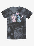 Disney Lilo & Stitch Angel Loves Stitch Tie-Dye T-Shirt | Trending Graphic Tee For Fans