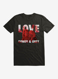 Chucky Love, Honor & Obey T-Shirt | Trending Graphic Tee For Fans