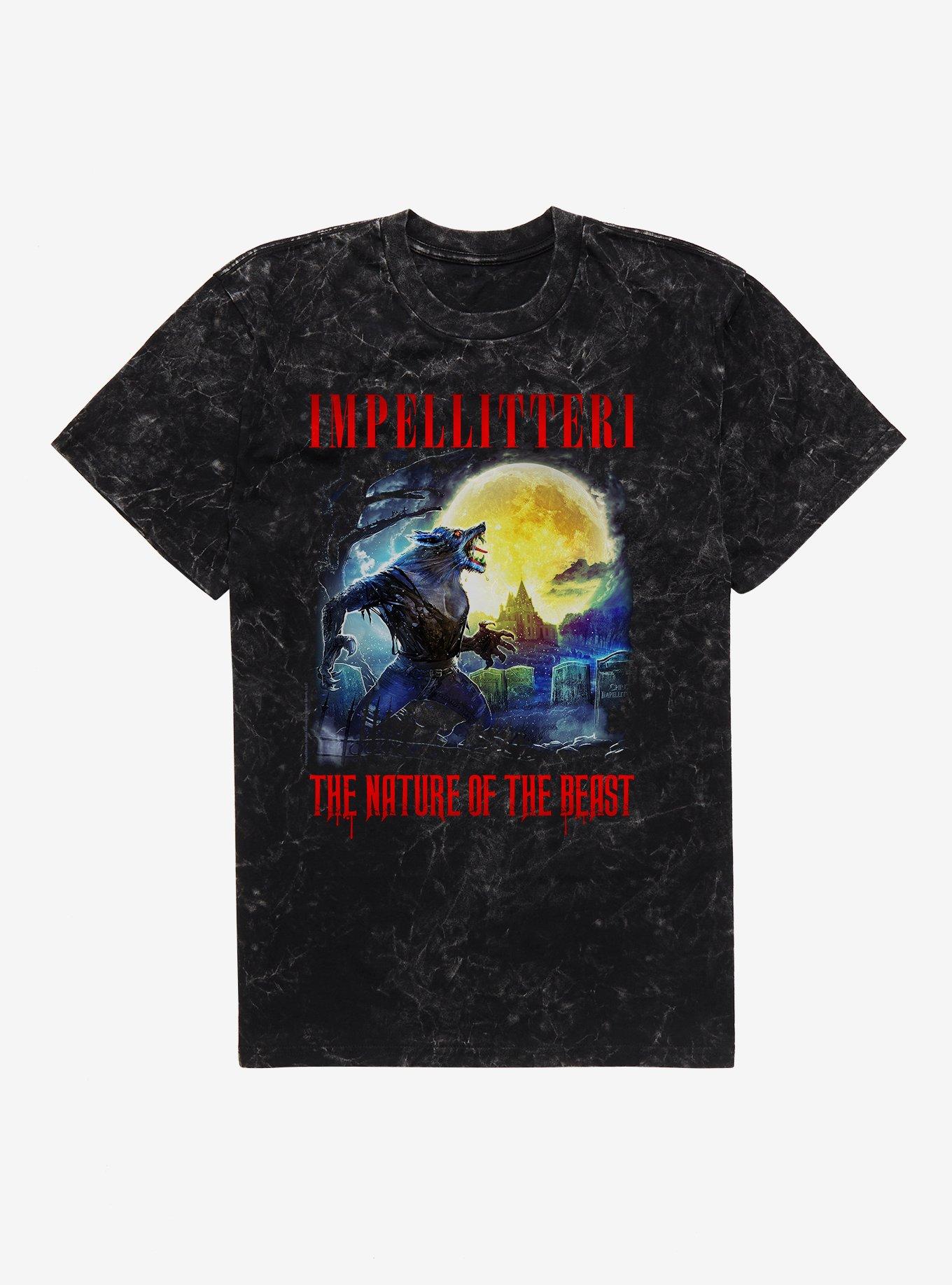 Impellitteri The Nature Of The Beast Mineral Wash T-Shirt | Trending Graphic Tee For Fans
