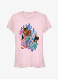 Disney The Little Mermaid Live Action Ariel and Her Sisters Girls T-Shirt | Trending Graphic Tee For Fans