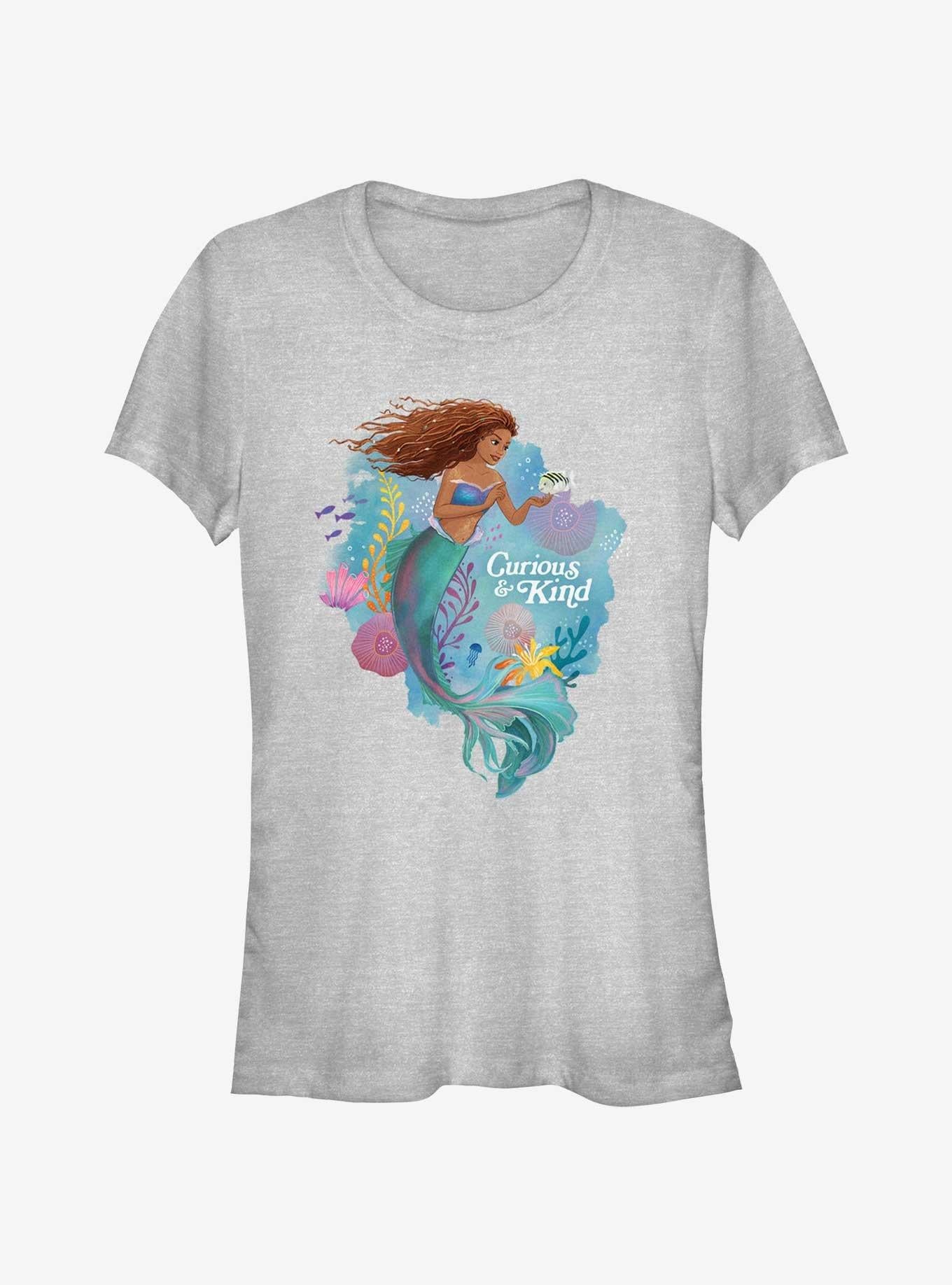 Disney The Little Mermaid Live Action Curious And Kind Girls T-Shirt | Trending Graphic Tee For Fans