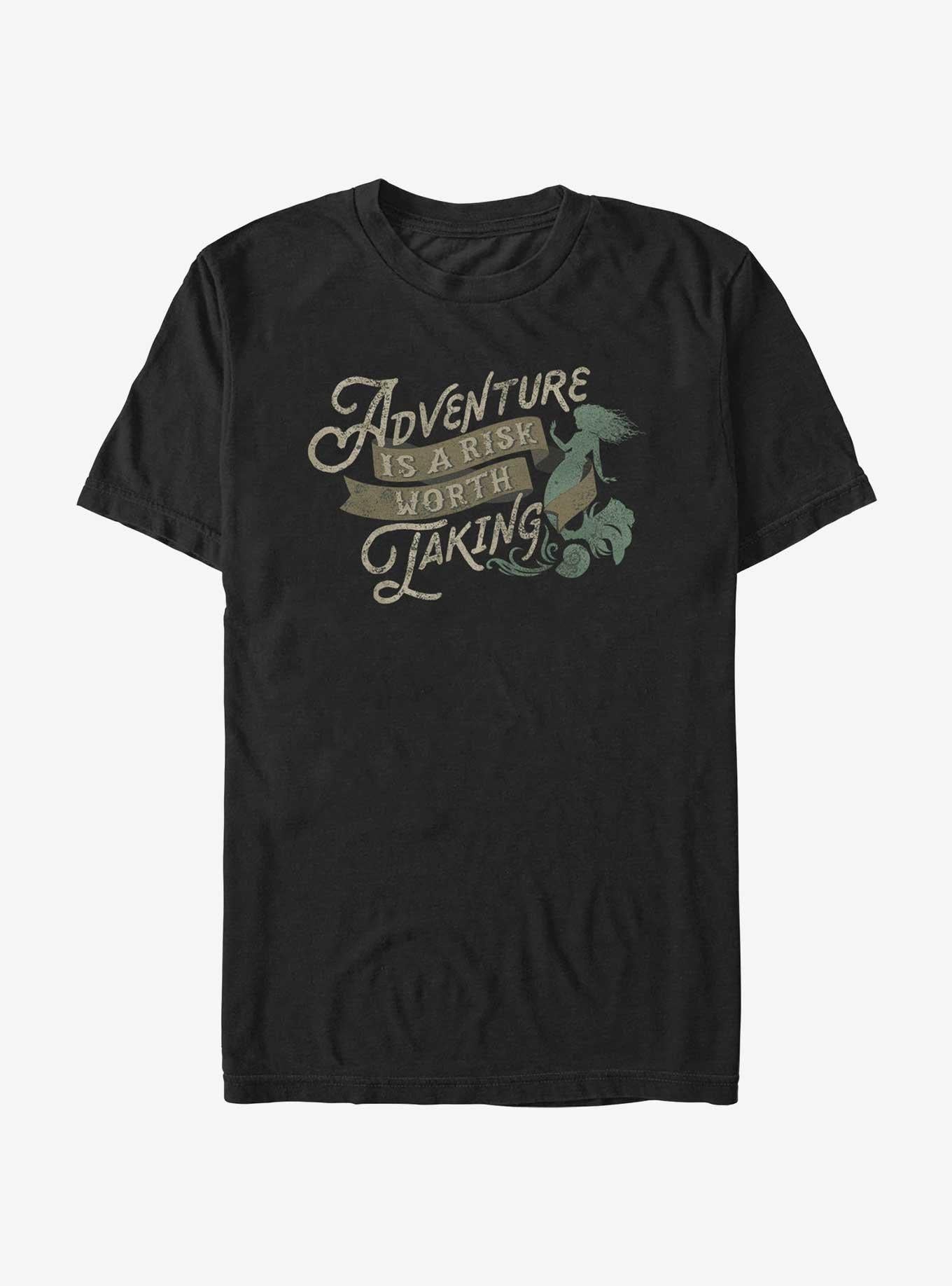 Disney The Little Mermaid Live Action Adventure Worth Taking T-Shirt | Trending Graphic Tee For Fans