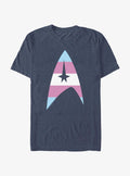 Star Trek Transgender Flag Logo Pride T-Shirt | Trending Graphic Tee For Fans