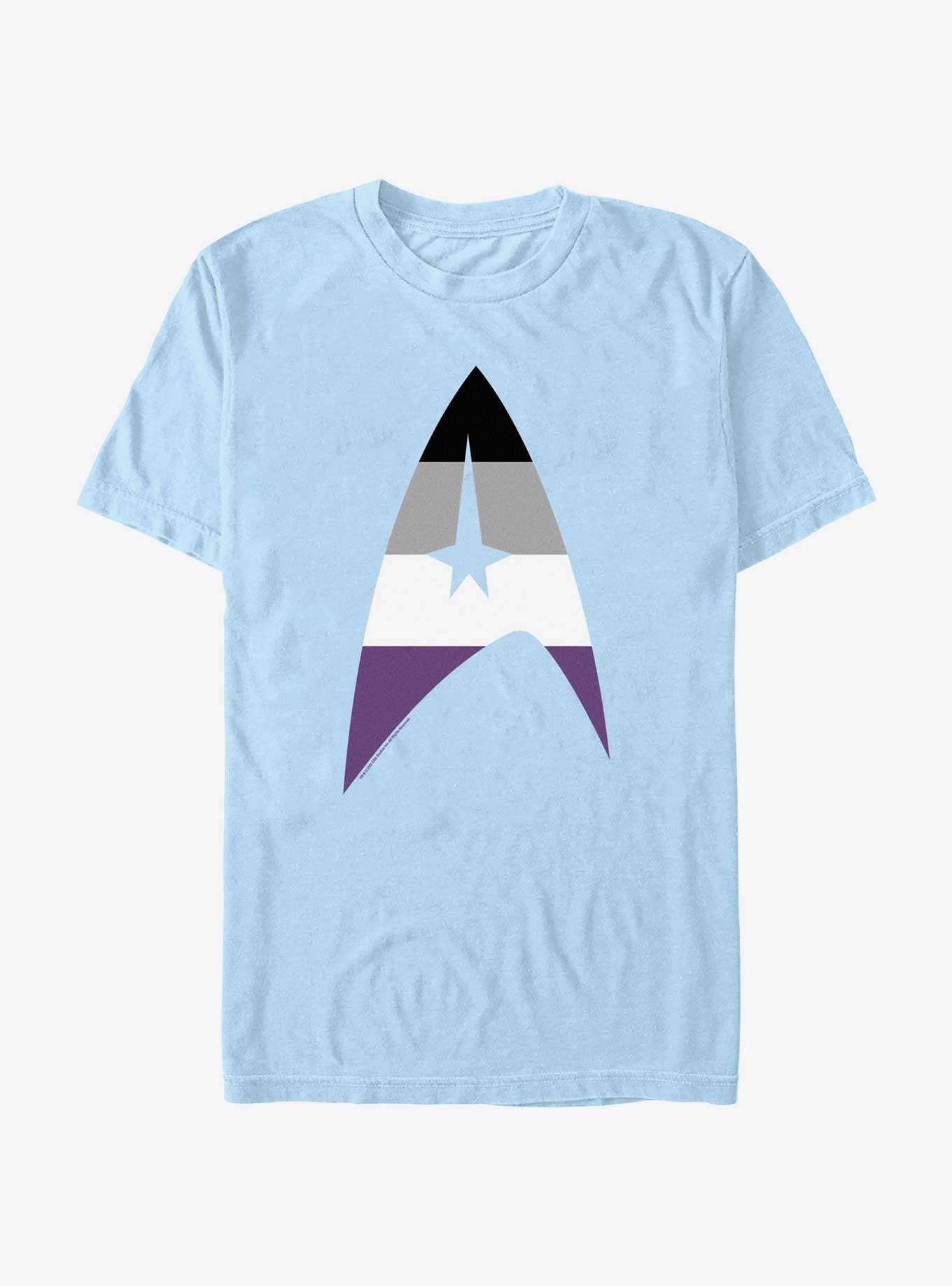 Star Trek Asexual Flag Logo Pride T-Shirt | Trending Graphic Tee For Fans