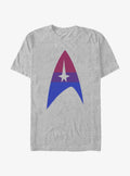Star Trek Bisexual Flag Logo Pride T-Shirt | Trending Graphic Tee For Fans