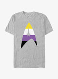 Star Trek Nonbinary Flag Logo Pride T-Shirt | Trending Graphic Tee For Fans