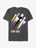 Star Trek Nonbinary Flag Streaks Pride T-Shirt | Trending Graphic Tee For Fans
