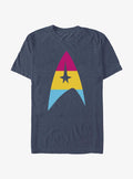 Star Trek Pansexual Flag Logo Pride T-Shirt | Trending Graphic Tee For Fans