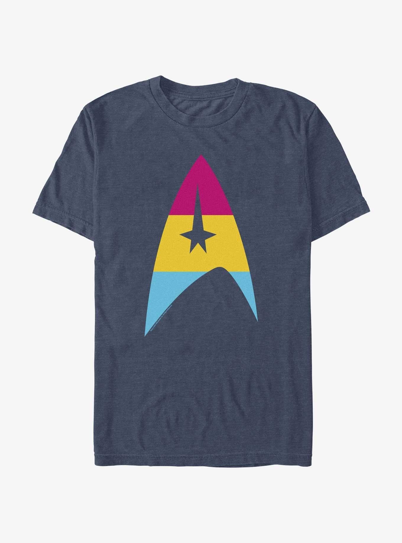 Star Trek Pansexual Flag Logo Pride T-Shirt | Trending Graphic Tee For Fans