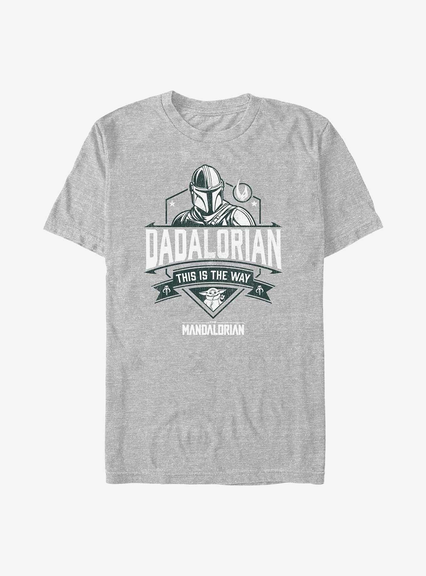 Star Wars The Mandalorian The Dadalorian Way Crest T-Shirt | Trending Graphic Tee For Fans