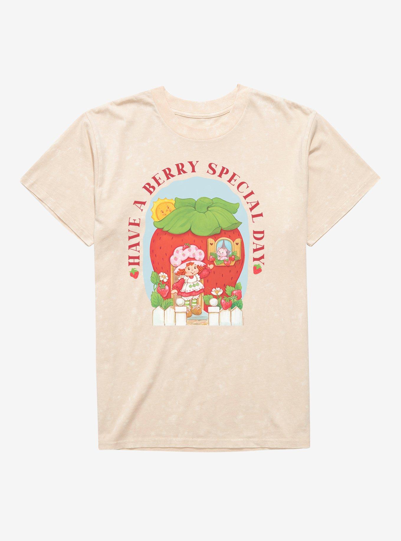 Strawberry Shortcake Berry Special Day Mineral Wash T-Shirt | Trending Graphic Tee For Fans