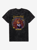 Monster High Clawdeen Wolf Circle Portrait Mineral Wash T-Shirt | Trending Graphic Tee For Fans