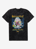 Back To The Future Anime Collage Mineral Wash T-Shirt | Trending Graphic Tee For Fans