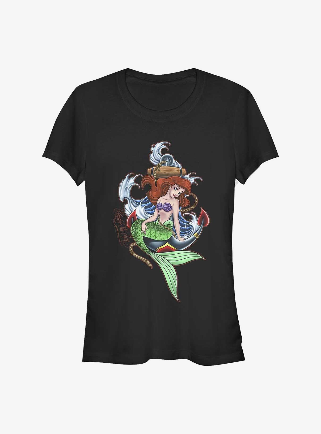 Disney The Little Mermaid Under The Sea Girls T-Shirt | Trending Graphic Tee For Fans