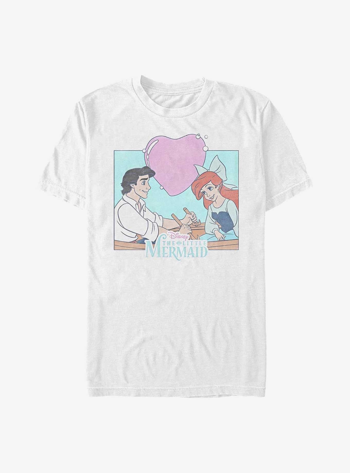 Disney The Little Mermaid Eric Loves Ariel T-Shirt | Trending Graphic Tee For Fans