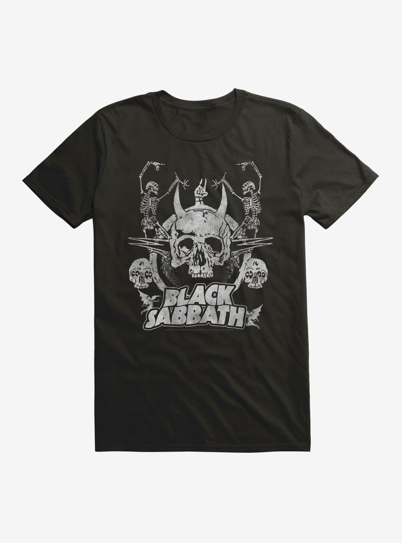 Black Sabbath Dancing Skeletons T-Shirt | Trending Graphic Tee For Fans