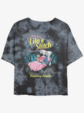 Disney Lilo & Stitch 50's Stitch Tie-Dye Girls Crop T-Shirt | Trending Graphic Tee For Fans
