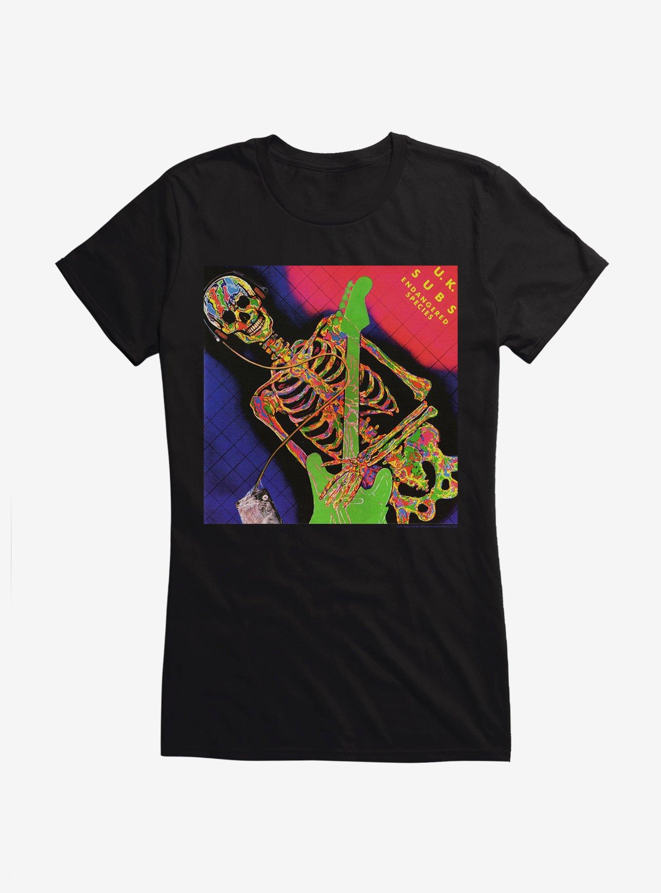 UK Subs Endangered Species Girls T-Shirt | Trending Graphic Tee For Fans