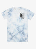 Attack On Titan Corner Scout Regiment Tie-Dye T-Shirt | Trending Graphic Tee For Fans